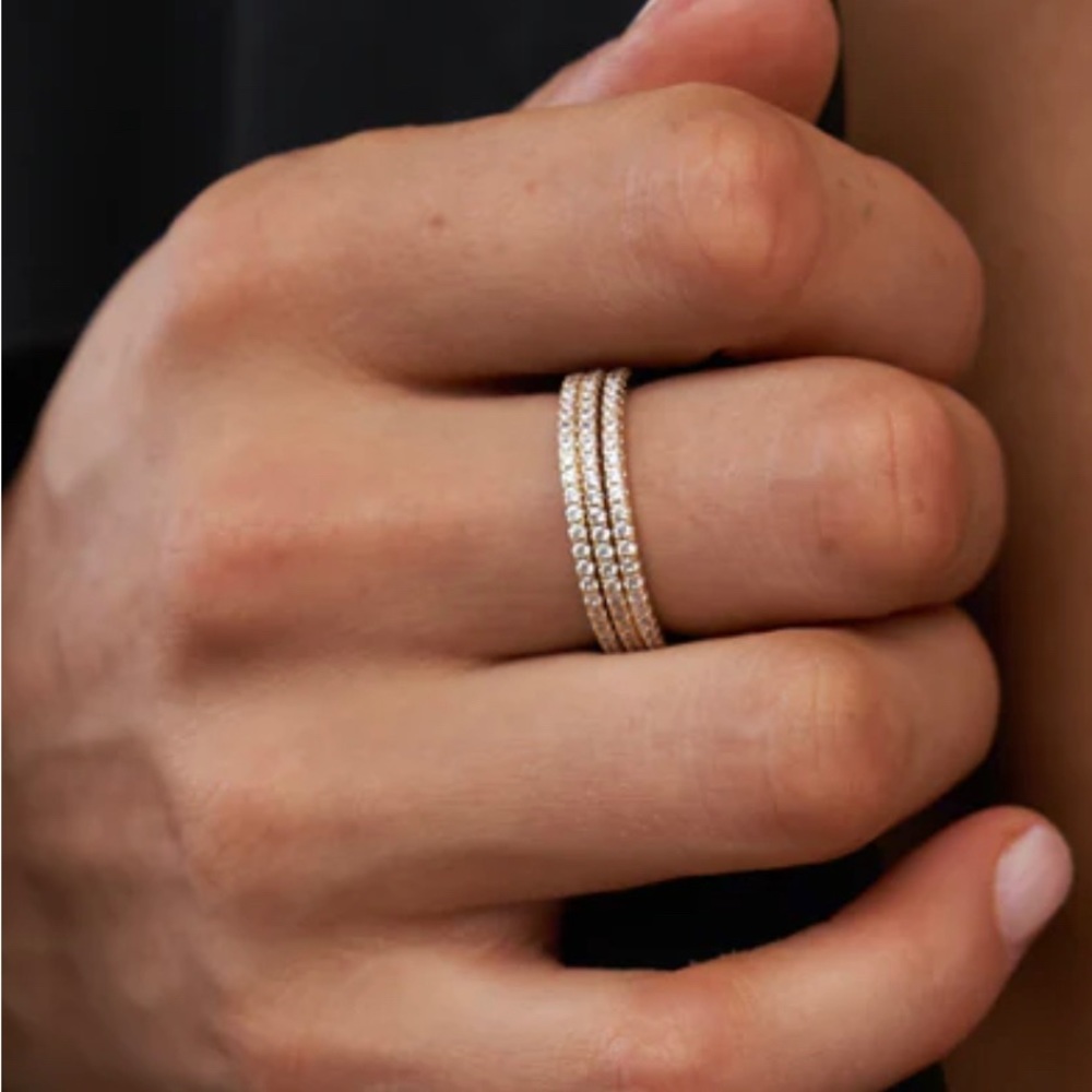 Lili Clasp Pave stack NEVER WORN BRAND NEW